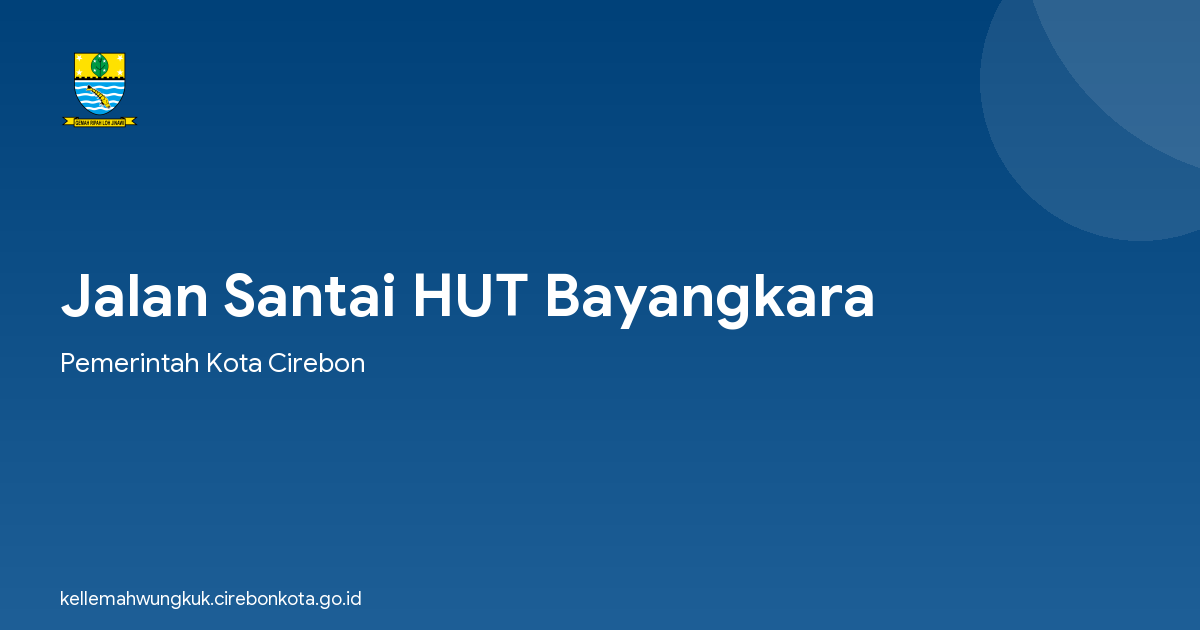Jalan Santai HUT Bayangkara