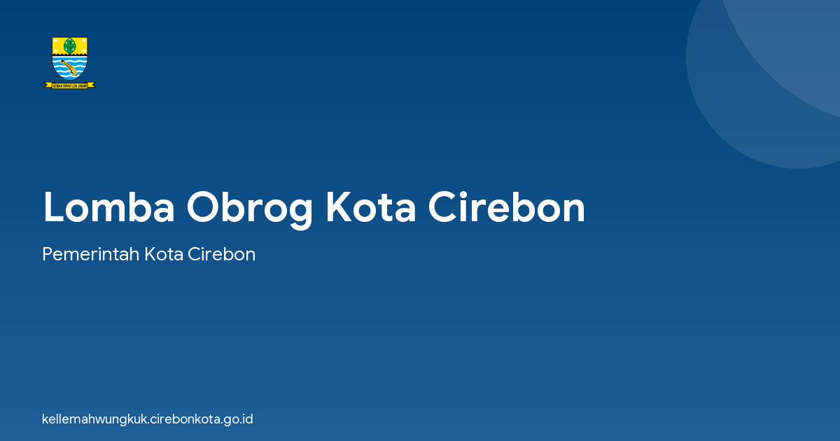 Lomba Obrog Kota Cirebon
