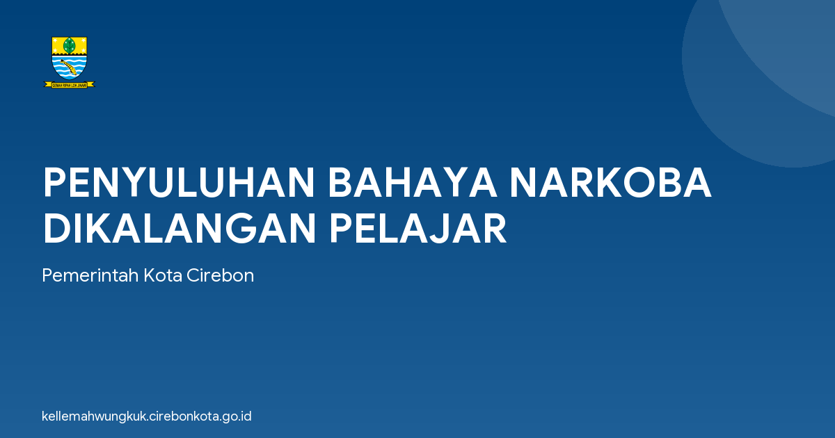 PENYULUHAN BAHAYA NARKOBA DIKALANGAN PELAJAR