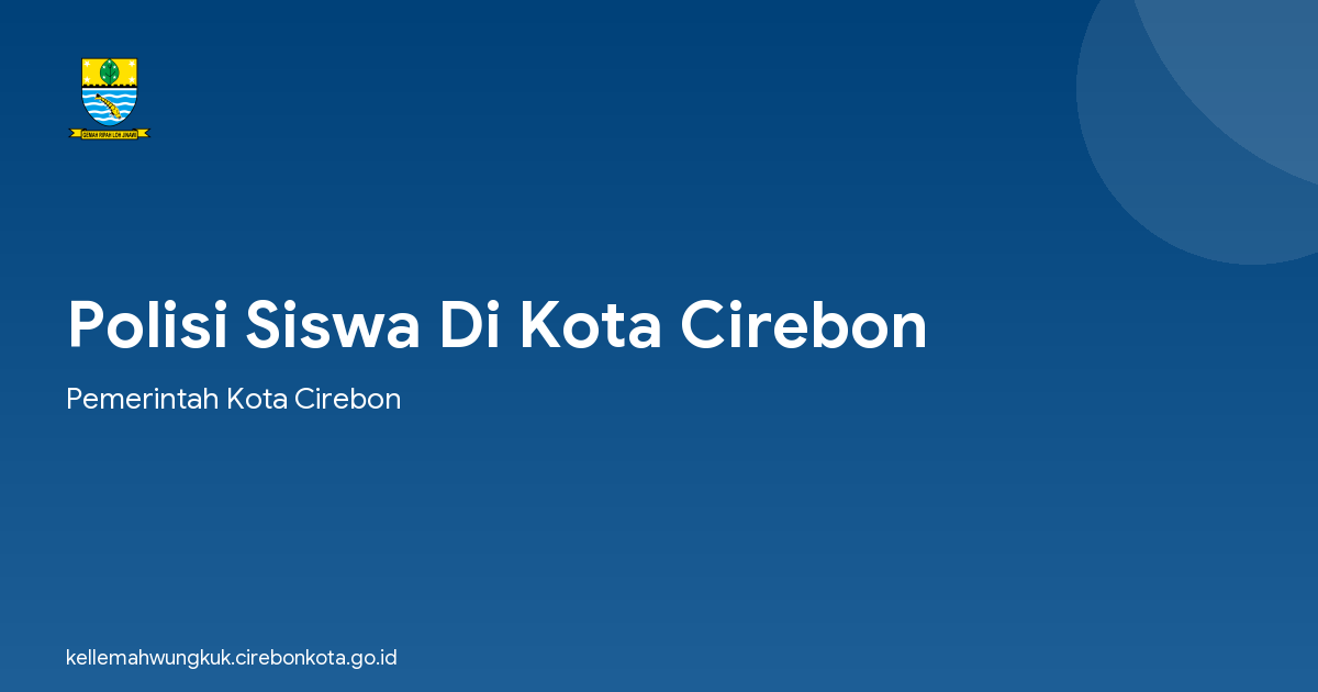 Polisi Siswa Di Kota Cirebon