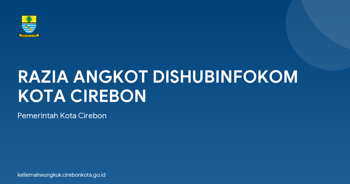 RAZIA ANGKOT DISHUBINFOKOM KOTA CIREBON